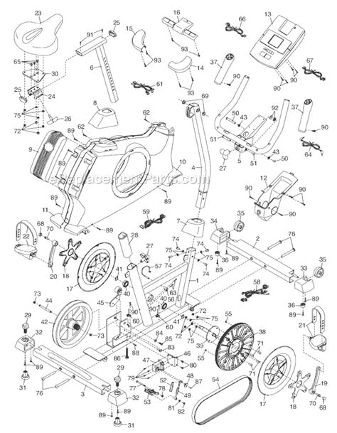 Pro form 70 cysx exerxis ProForm 200 Csx Bike | PFEX022100 | eReplacementParts.com