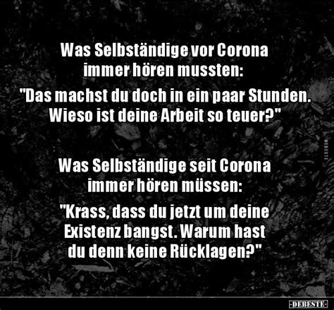 Hab aus reinem trotz beim aldi das keksregal. Was Selbständige vor Corona immer hören mussten: "Das ...