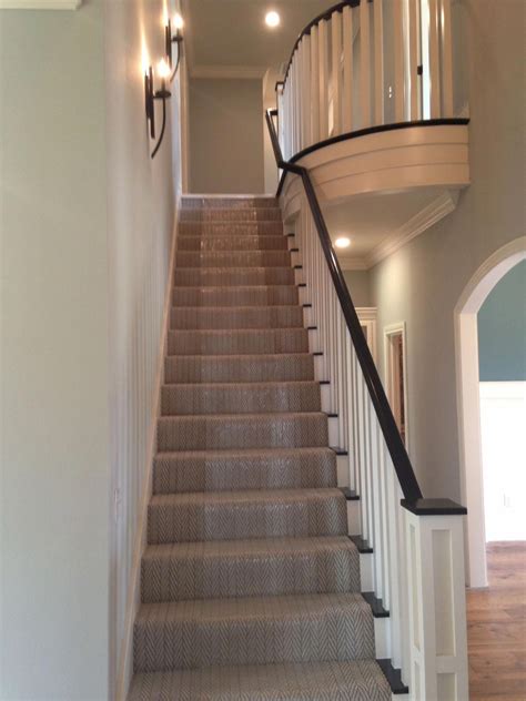 Hardwood and tiled stairways are stunning, but they can be slippery, posing problems for children, pets or relatives with limited mobility. Discount Carpet Runners By The Foot #CutToSizeCarpetRunners | Carpet stairs, Home depot carpet ...