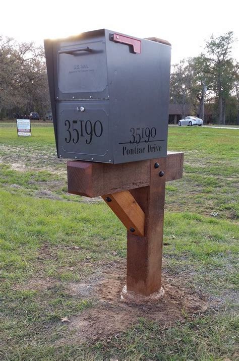 Securely access your virtual mailbox. Custom 6x6 Cedar mailbox post. | Etsy in 2021 | Cedar ...