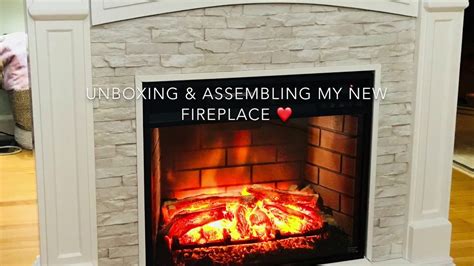 Thank you for considering hometech. Electric fireplace unboxing and set up - YouTube