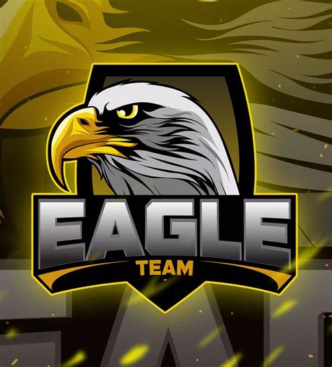 Gaming logo design with eagle theme — vector by ownself123@gmail.com. Eagle Team - Mascot & Esport Logo by aqrstudio on in 2020 ...