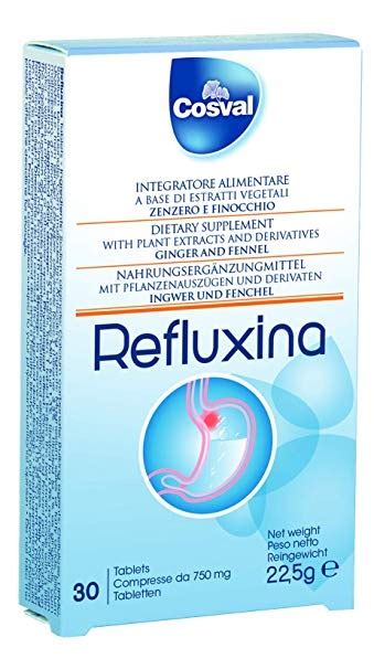 It is used to treat gastric ulcers, gastroesophageal reflux disease (gerd), heartburn. Refluxina 30 Tab