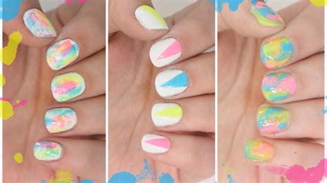 Check out another cool tutorial of diy summer nail art below: 3 EASY NEON Summer Nail Art Designs - YouTube