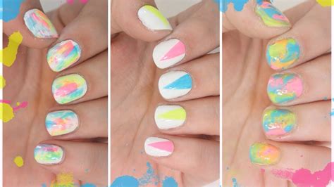 3 EASY NEON Summer Nail Art Designs - YouTube Summer may generally be considered pedicure season, but don't neglect your manicure in the meantime.