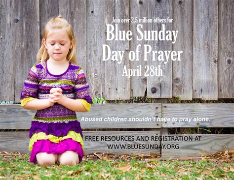 % of readers think this story is fact. Claudia Farr Photography: Blue Sunday Day of Prayer for ...