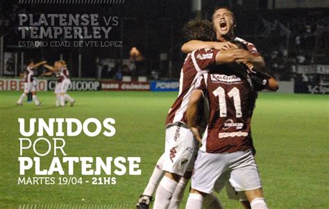 Ca platense score 6 goals in the last 5 games. Afiche promoción PLATENSE vs. TEMPERLEY