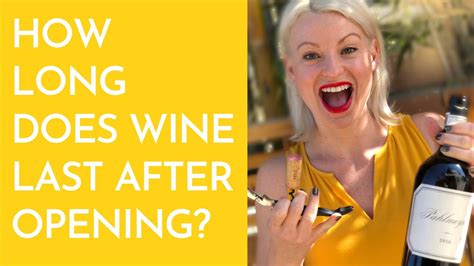 Jun 11, 2018 · storing wine on its side won't prevent corks drying out, and may even accelerate their degeneration, according to amorim's director of r&d, dr. How Long Does Wine Last After Opening (HOW TO SAVE WINE ...