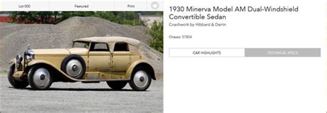 1931 minerva 8 al convertible sedan by rollston. COACHBUILD.com • View topic - Hibbard & Darrin Minerva