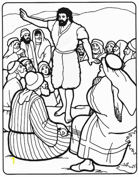 Download these free john the baptist coloring sheets and caricature sketches for the kids in your ministry. John the Baptist Coloring Pages Printable | divyajanani.org