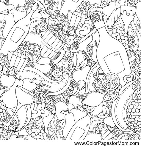 The collection is varied with different characters and skill levels to. Coloring pages for adults - coffee coloring page 41