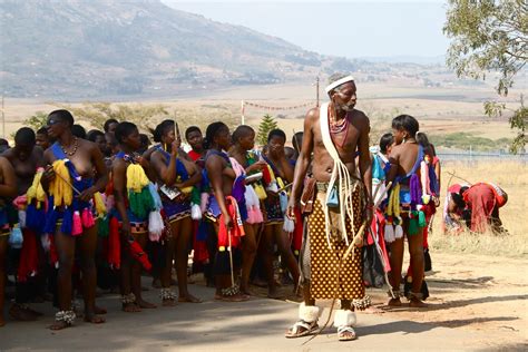 Its unbelivable that there is still a culture in this world today that allows ladies to show their breast in public. monkeys on the roof: Swazi Reed Dance