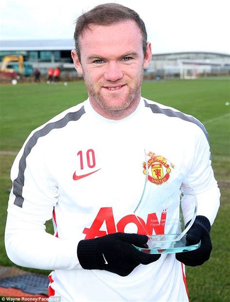 Maybe you would like to learn more about one of these? Wayne Rooney collects the Manchester United Player of the ...