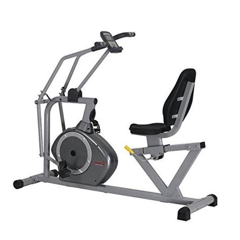 The maxkare recumbent bike features a manual magnetic resistance system with 8 difficulty levels. Sunny Magnetic Recumbent Exercise Bike with Pulse Rate