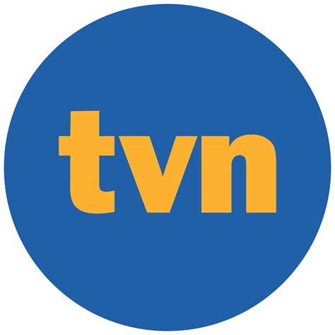 Logo tvn to nazwa tvn w kolorze żółtym, pisana małą czcionką, umieszczona w niebieskim kole. TVN (Polish TV channel) - Wikipedia
