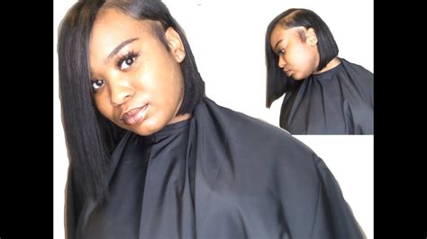 Maybe you would like to learn more about one of these? BLUNT CUT BOB | QUICK WEAVE | TRANSFORMATION - YouTube