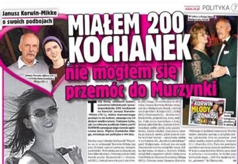 Nie byłoby w tym nic dziwnego gdyby nie fakt. JKM: Miałem 200 kochanek. Nie mogłem się przemóc tylko do ...