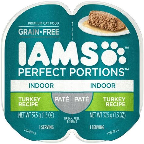 Find the best cat food for your cat from 3100+ products and 170+ brands. Iams Perfect Portions Indoor Turkey Pate Wet Cat Food Tray ...