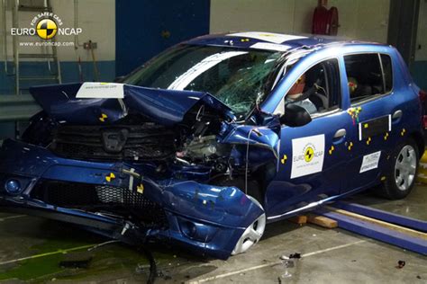 Crash testing the dacia sandero diesel euro 5. dacia sandero crash test - Le specialiste de dacia