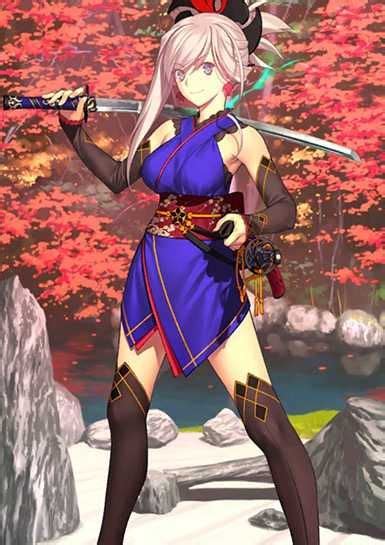 For the limited 5★ , see miyamoto musashi (berserker). Miyamoto Musashi FGO | Miyamoto musashi, Musashi, Saber ...