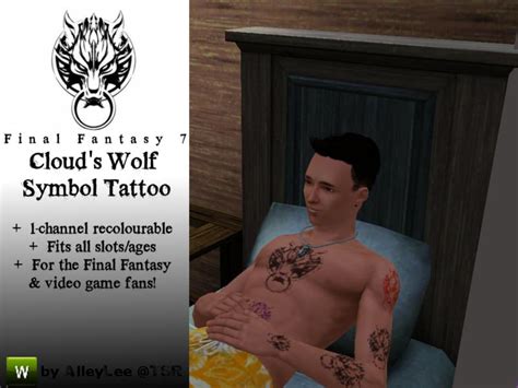 Maybe you would like to learn more about one of these? FFVII Cloud's Wolf Symbol Tattoo by AlleyLee