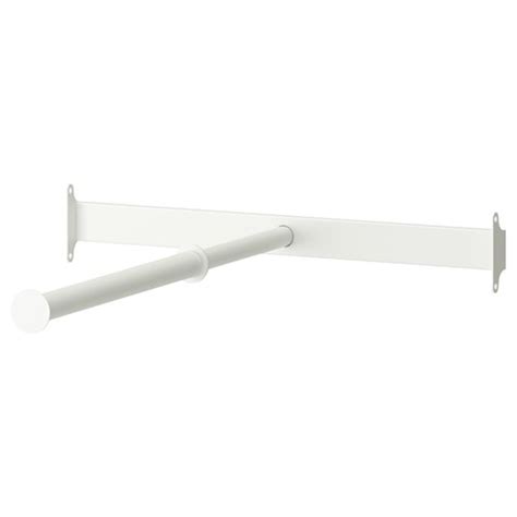 Just pull out the rail. KOMPLEMENT pull-out clothes rail white 50x35 cm | IKEA Bedroom