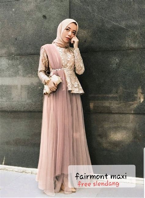 25 model baju gamis brokat pesta modern terbaru 2019. Couple Kebaya Brokat Baju Kondangan Couple Kekinian Remaja ...