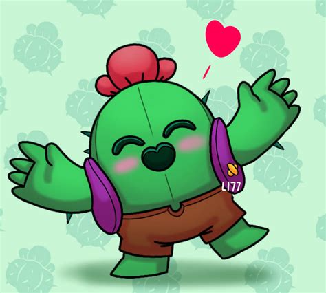 Know spike brawl star complete tips, tricks, wiki, stats, strategies, skins, gameplay videos, strength & weakness! Spike loves you | Brawl Stars by Lazuli177 on DeviantArt