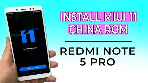 Earlier we informed about miui 8 china alpha rom, and now the developer version of rom has been released. How-To Install MIUI 11 China ROM On Redmi Note 5 Pro - YouTube