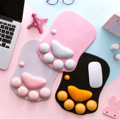 The cat claw is retractable because of the dorsal elastic ligament and anatomic and structural differences in the. Cat paw mouse pad | nyxycat in 2020 | Cute furniture ...