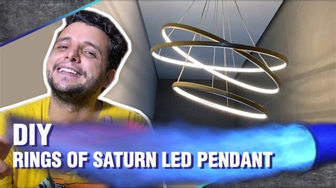 Continue holding the button for around five seconds then wait for the led strips to turn on. DIY - RINGS OF SATURN LED PENDANT LIGHT I LUSTRE PENDENTE ...