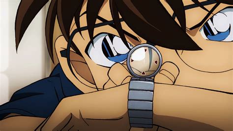 The official website for the detective conan anime feature film series announced today that its forthcoming 24th film meitantei conan: La película Detective Conan: The Scarlet Bullet revela su ...