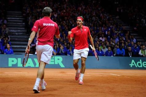 Transfer și cazare la hotel, în lyon. FOTO Roger Federer și Stan Wawrinka au adus Elveției o ...