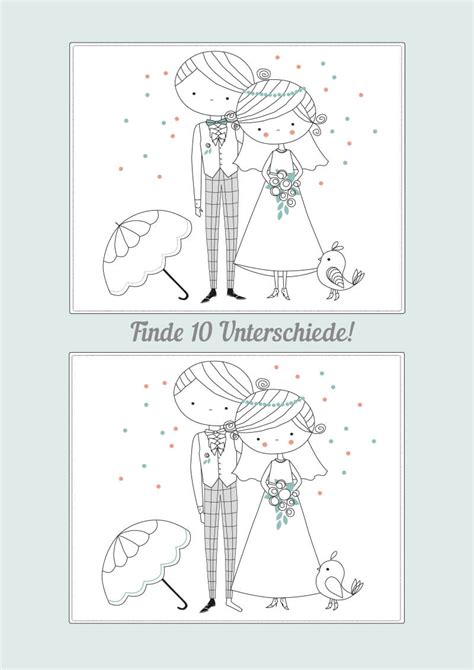 Wir von erlebnisgeschenke.de tun alles. Hochzeitsmalbuch zum Ausdrucken - Kostenloser Download