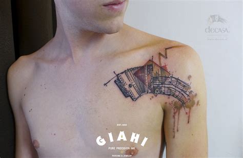 Randy engelhard tattoo by number ink set. Music Notes Accordion tattoo by Carola Deutsch | Best ...