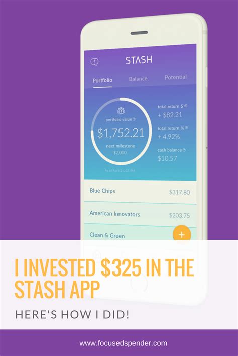 Woman using a smart phone via shutterstock.com. I invested $325 using the Stash App over a period of two ...