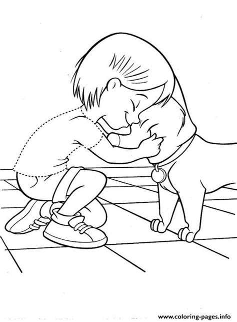 Cat and dog coloring pages. Girl Loves Her Dog 828e Coloring Pages Printable