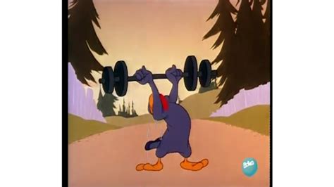 To duck or not to duck is a warner bros. Animation Reference: Weightlifting Turkey! from the Daffy ...