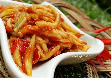 Nah, seperti apa resep sambal goreng tempe yang gurih dan manis ini, simak cara membuatnya berikut ini serta persiapkan semua bahan dan bumbu yang diperlukan. Resep Sambal Goang Mangga Muda oleh Indry Hapsari - Cookpad