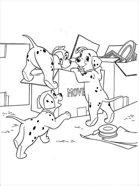 Click share this story on facebook. 101 Dalmatians coloring pages. Download and print 101 ...