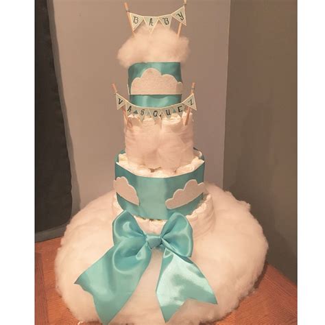 5 out of 5 stars. Babyshower theme: Heaven Sent Diapercake theme: Clouds ...