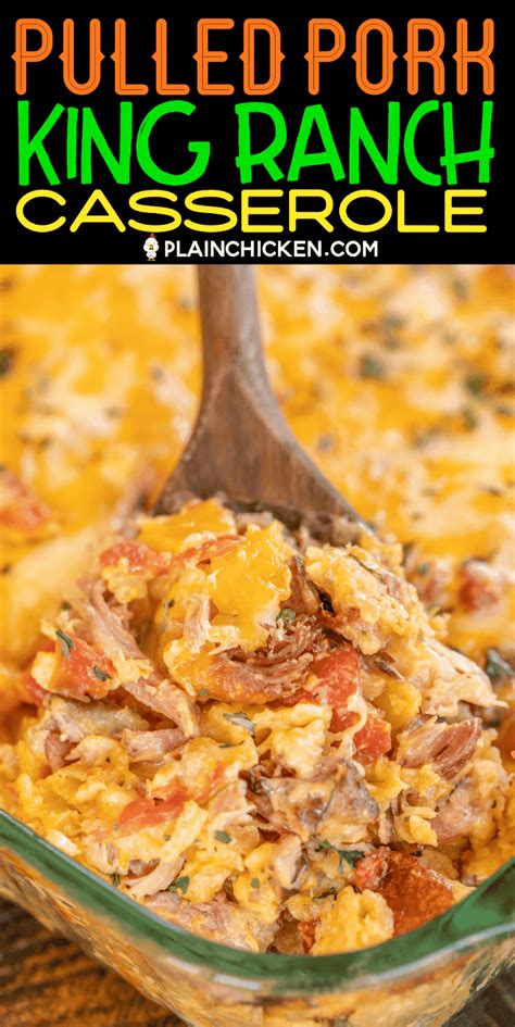 Which kind of pork would you like in the recipe? Leftover Shredded Pork Casserole Recipes / Make this easy ...