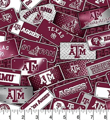 Cotton farmers absolutely love our custom license plates. Texas A&M Aggies NCAA License Plate Design 43 inches wide ...