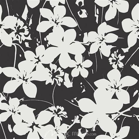 You will each create a series of images. Floral Negative Wallpaper | Wall wallpaper, Wall murals ...