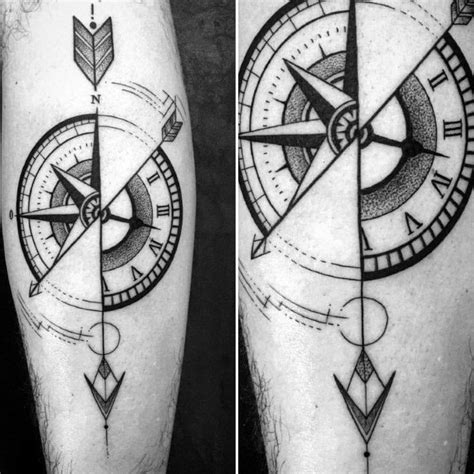 The compass tattoo has shoot up to become a hugely popular tattoo design. Top 43 Geometric Compass Tattoo Ideas - [2021 Inspiration ...