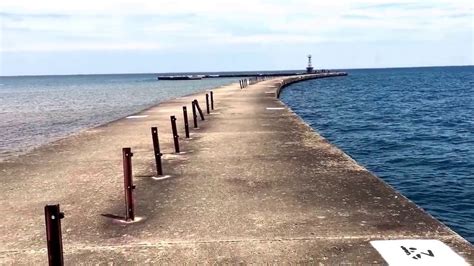 With over 800 miles of coastline, there are plenty of public piers to fish from in california. Lake Michigan pier - YouTube