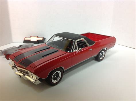 Cars competing in this and related events are unpowered, relying completely upon gravity to move. 1968 El Camino with Soap Box Derby Car -- Plastic Model ...