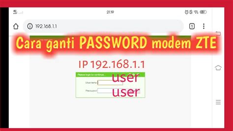 Echo ' select your device '; cara ganti PASSWORD wifi indihome ||modem ZTE terbaru|| - YouTube