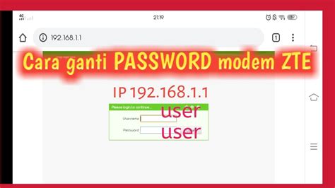 Ketika menggunakan modem zte, maka anda akan disuruh untuk mengisi kolom nama wifi dan passwordnya. cara ganti PASSWORD wifi indihome ||modem ZTE terbaru|| - YouTube