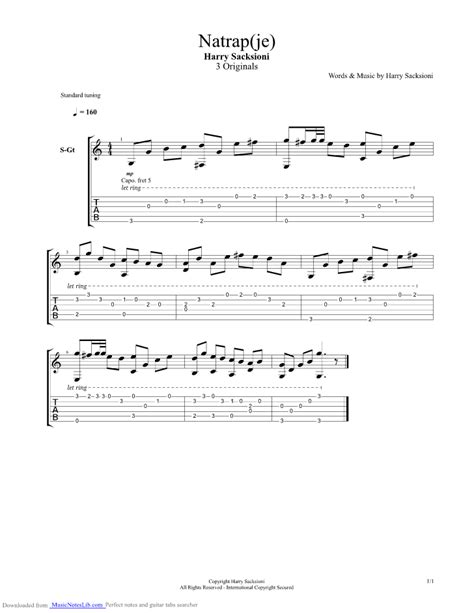 Op donderdag 3 januari 2019 was harry sacksioni te gast in het npo radio 1 programma langs de lijn en omstreken. Natrapje guitar pro tab by Sacksioni Harry @ musicnoteslib.com